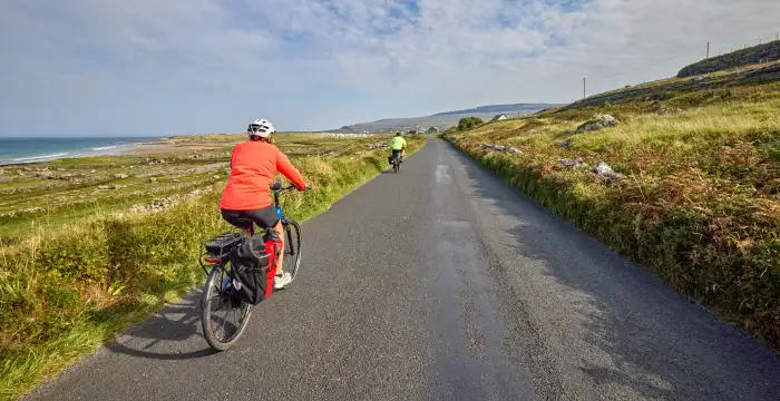 Cycling doolin to kinvarra