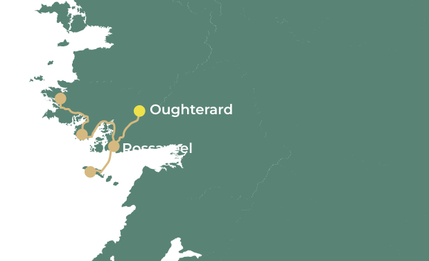 Connemara Family Adventure day 1 map