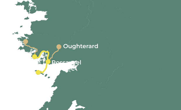 Connemara Family Adventure day 4 map