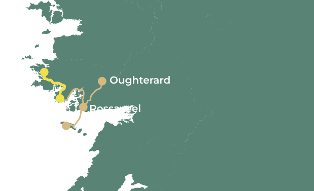 Connemara Family Adventure day 5 map