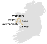 west of ireland epic ride tour map