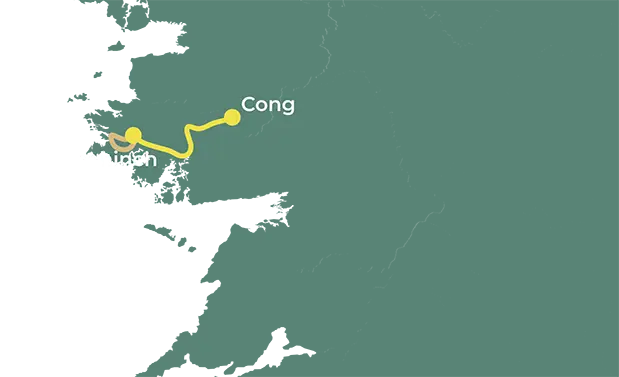 Connemara luxe ride day 2 map