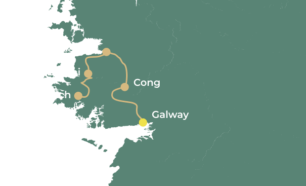 West of Ireland Epic Ride day 1 map