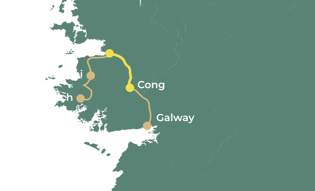 West of Ireland Delux Ride day 2 map