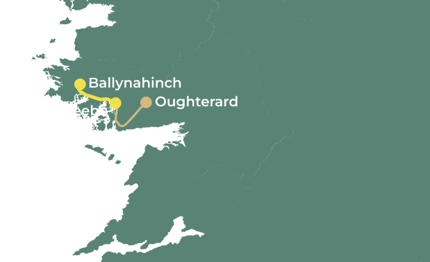 Luxury Connemara Getaway day 2 map
