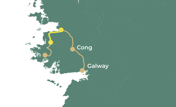 West of Ireland Delux Ride day 3 map