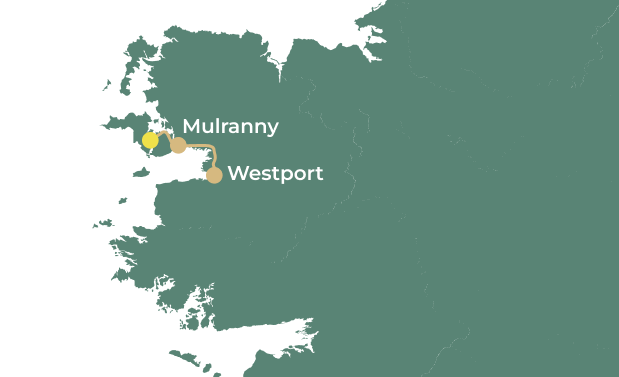 The Great Western Greenway Adventure day 4 map