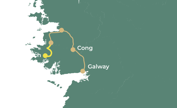 West of Ireland Delux Ride day 4 map