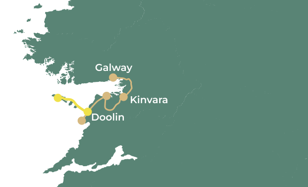 The Burren Explorer day 4 map