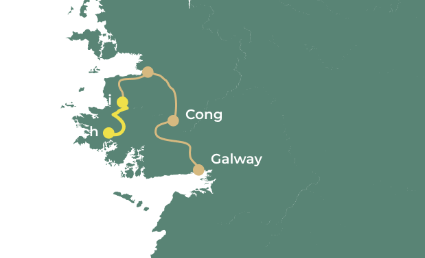 West of Ireland Epic Ride day 6 map