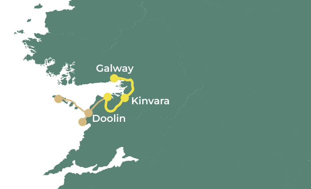The Burren Explorer day 7 map